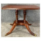 Mahogany Paw Foot Drink Table