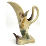 Hull Pottery Parchment & Pine 14 " Ewer