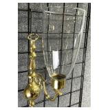Baldwin Brass & Glass Wall Sconce