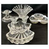 Vintage Crystal / Glass Serving Dishes & More