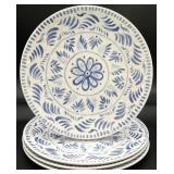 4 Artisan De Luxe Melamine Dinner Plates
