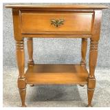 Maple One Drawer Nightstand
