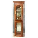 Cherry Curio or Crystal Cabinet