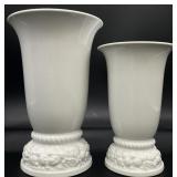 2 Rosenthal Classic Rose Collection Maria Vases