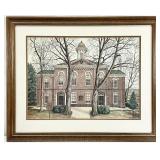 Paul Long Signed TN Courthouse Art Print