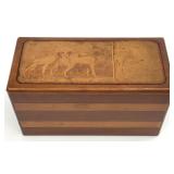 Vintage Wooden Bottom