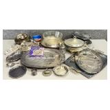Vintage Silver Plate Serving Dishes & More