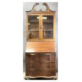 Mahogany Fall Front Bookcase Secretary