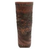 Japanese Tokoname Ware Style Dragon Pottery Vase