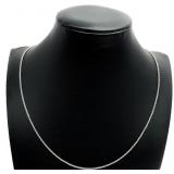 14K White Gold Necklace, Signed R.C.I.