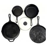4 Lodge Wildlife Series Cast Iron Pans