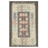 2.5in x 4 Vintage Hand Made Turkish Kilim Rug