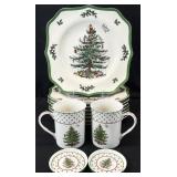 Spode Christmas Tree Square Plates & More
