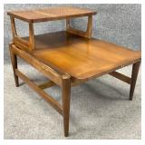 Bassett Mid Century Step Back Table