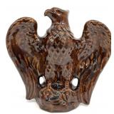 Vintage Glazed Ceramic Federal Eagle Figure