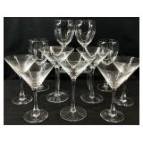 Martini, Cocktail & Wine Barware Glasses