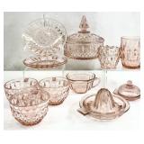 Vintage Pink Depression Glass