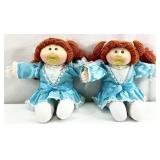 Vintage 1980s Cabbage Patch Kids Twin Dolls