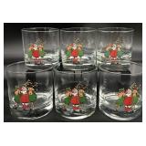 6 Balfour Tipsy Santa Glasses
