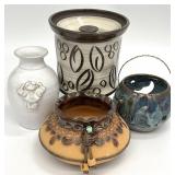 4pc Signed Art Pottery