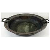 Large Antique Hammered Copper Brazier