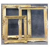 3 Vintage Giltwood Frames