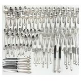 Rogers Bros Remembrance Silver Plate Flatware Set