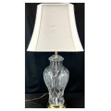 Crystal & Brass Table Lamp