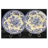 2 Royal Stafford Asiatic Pheasant Plates