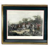 English Fox Hunt Scene Art Print ' Bury Hunt '