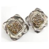 William De Lillo Vintage 925 Sterling Earrings
