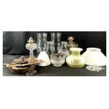 Antique / Vintage Oil Lamp Parts, Shades & More