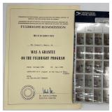 Vintage Fulbright Program US Postal Stamps