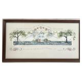 Proverbs 24:34 Watercolor Art Print