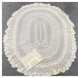 Crochet Oval Tablecloth & Placemats