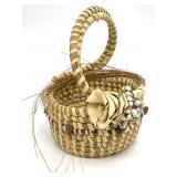 Sweet Grass Gullah Basket Louise Jefferson 2003