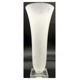 Stephen Schlanser Signed Art Glass Vase
