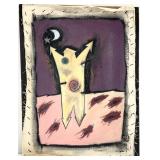 Merle Rosen, Mid Century Style Oil Painting