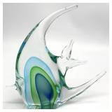 Art Glass Fish Sculpture