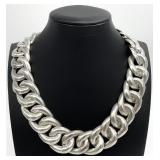 Sterling Silver Link Necklace