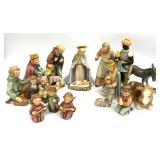 16pc Goebel Hummel #214 Nativity Set, 1951