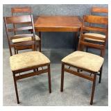 Cosco Wooden Card Table & Chairs