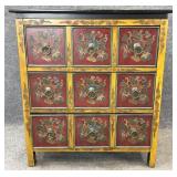 Paint Decorated Three Drawer Chest