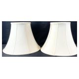 Pair of Royal Designs Inc True Bell Lamp Shades