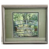 Claude Monet Water Lily Pond Bridge Art Print