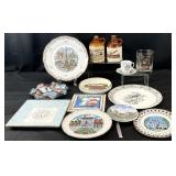 Vintage Collectible Souvenir Plates & More