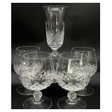 5pc Cristal d'Arques Longchamp Glasses