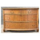 Antique Oak Two Over Two Chest