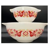 Pyrex Friendship 443 & 441 Cinderella Mixing Bowls