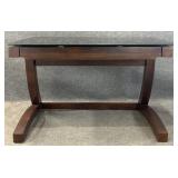 Glass Top Computer Desk